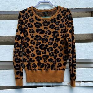 Ann Taylor Factory Animal Print Sweater
